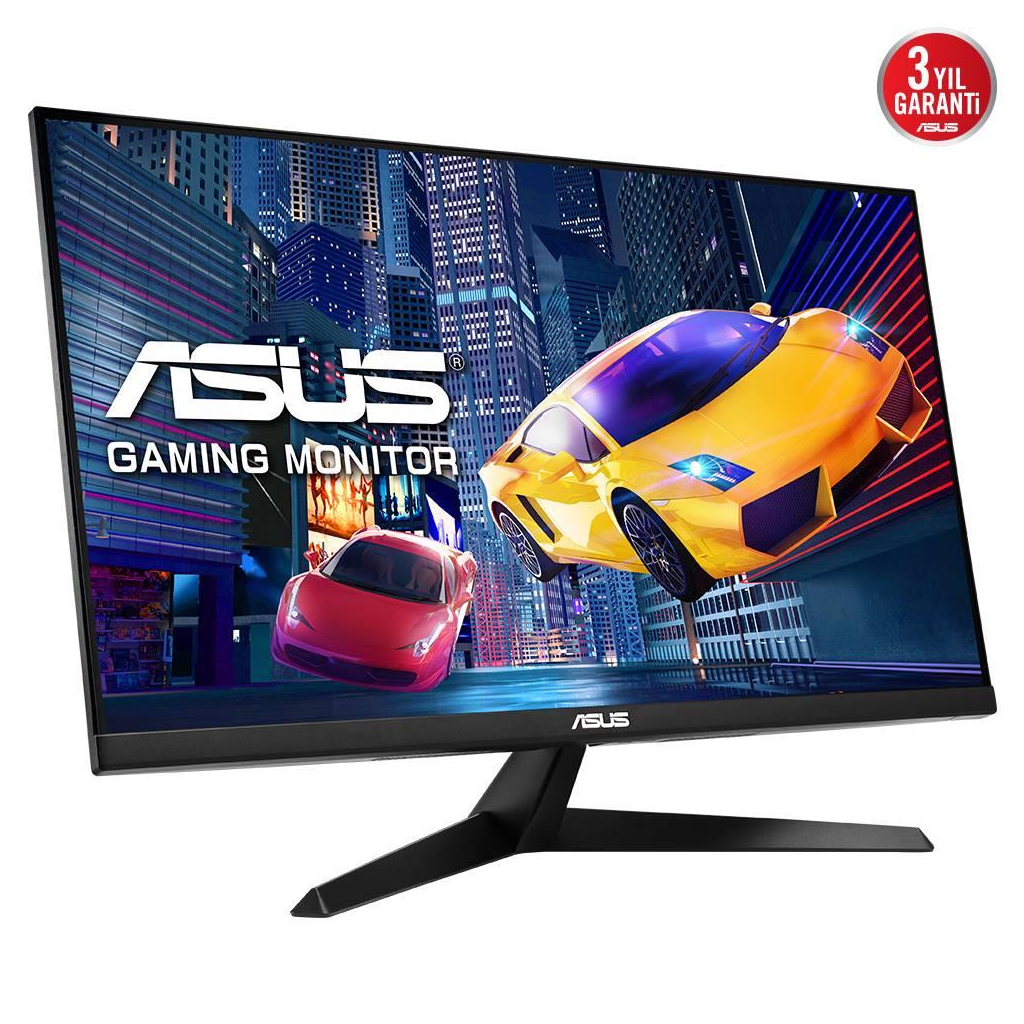 ASUS VY279HGR 27" 1ms, 120Hz, Full HD, HDMI, D-Sub, IPS LED, Anti Bakteriyel, Mavi Işık Filtresi, Eye Care, GAMING Monitör
