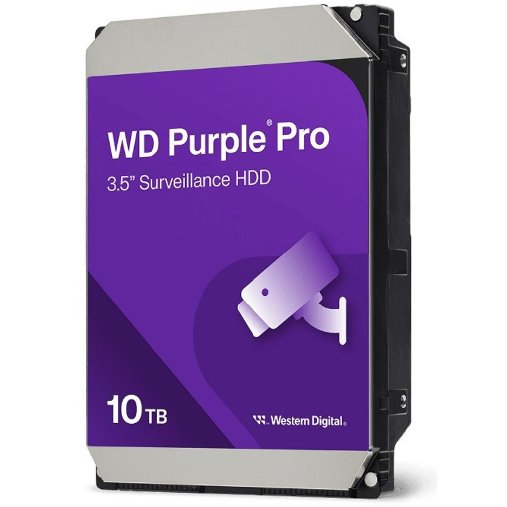 WD PURPLE WD102PURP 3,5&quot; 10TB 256mb, 7200 Rpm,  7/24 Güvenlik HDD (Türkiye Distribütörü Garantili)
