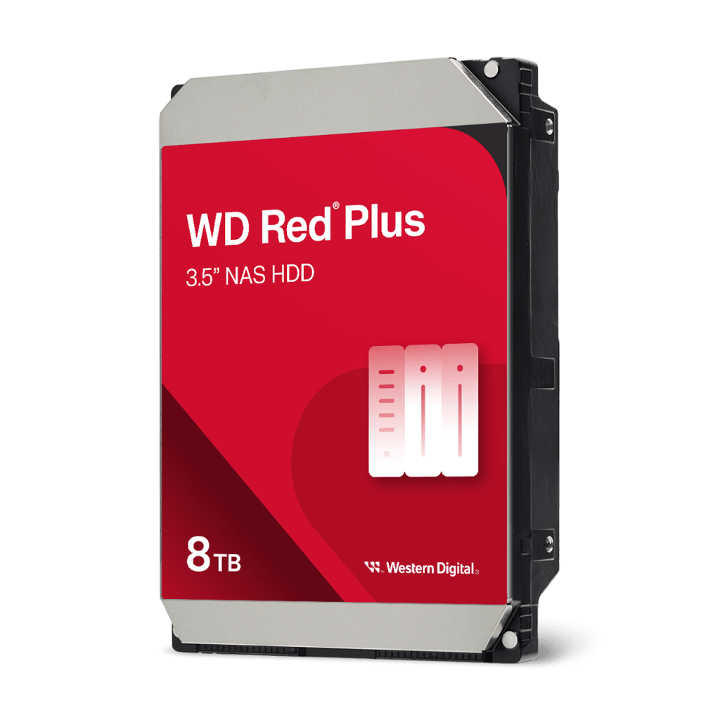 WD RED WD80EFPX 3,5" 8TB, 256mb, 5640 Rpm, 7/24 GÜVENLİK-NAS-SERVER HDD