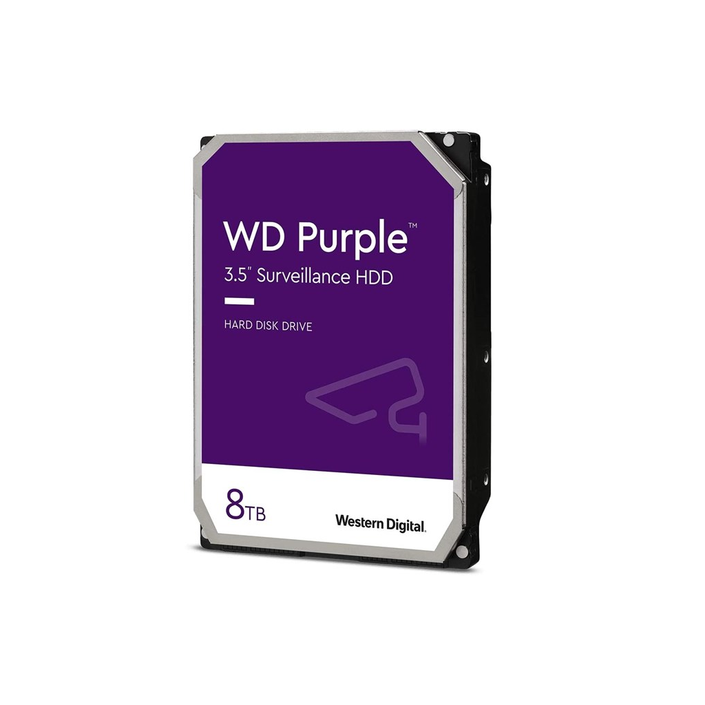 WD PURPLE, WD84PURZ, 3.5&quot;, 8TB, 128Mb, 5640 Rpm, 7/24 Güvenlik, HDD (Türkiye Distribütörü Garantili)