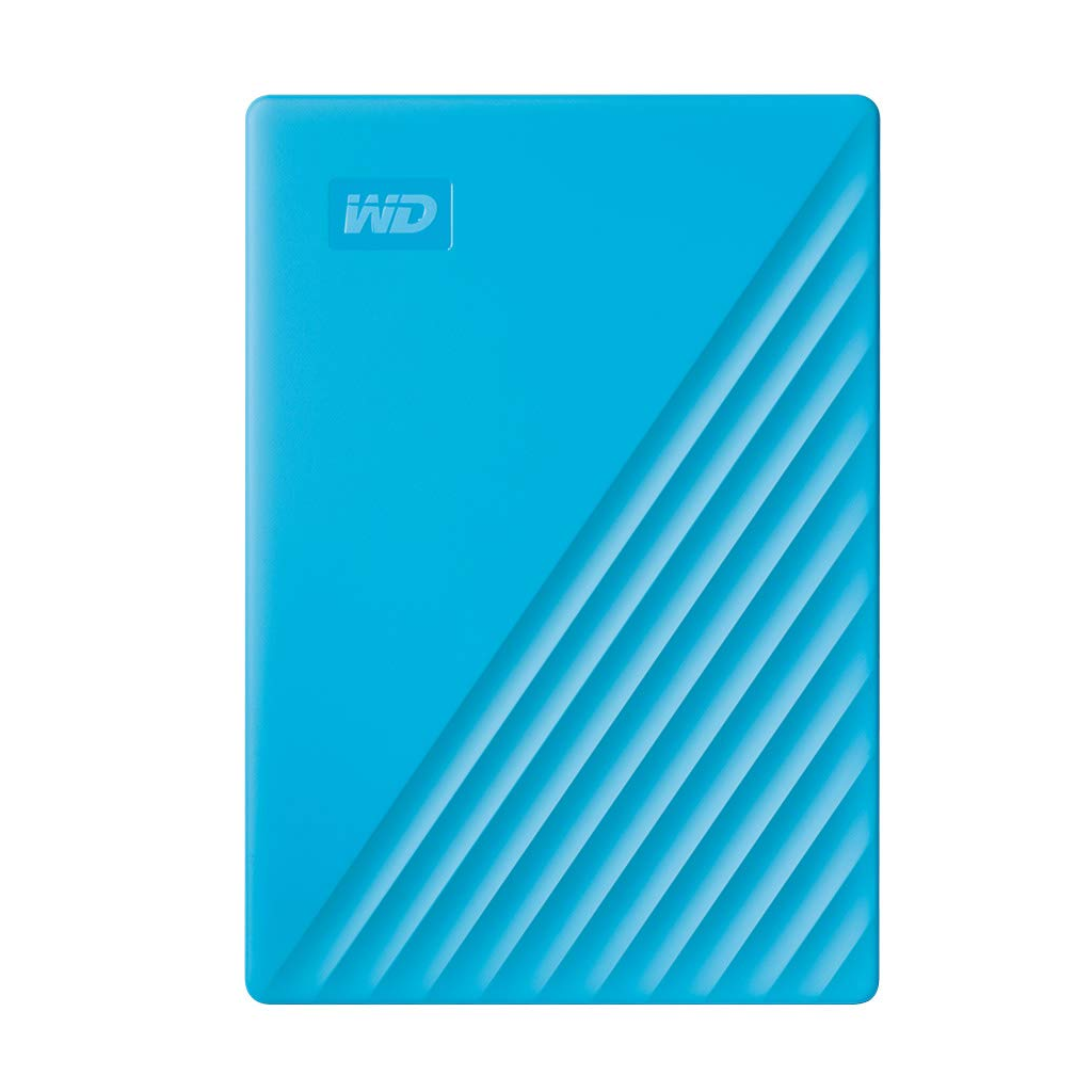 WD WDBYVG0020BBL-WESN, My Passport, 2TB, 2.5&quot;, USB3.2, Taşınabilir, Harici HDD, Mavi (Türkiye Distribütörü Garantili)