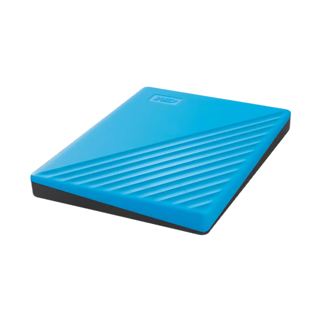 WD WDBYVG0020BBL-WESN, My Passport, 2TB, 2.5&quot;, USB3.2, Taşınabilir, Harici HDD, Mavi (Türkiye Distribütörü Garantili)