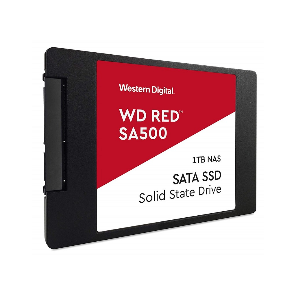 WD Red SA500, WDS100T1R0A, 1TB, 560/530, SERVER ve NAS için Enterprise, 2,5&quot; SATA, SSD