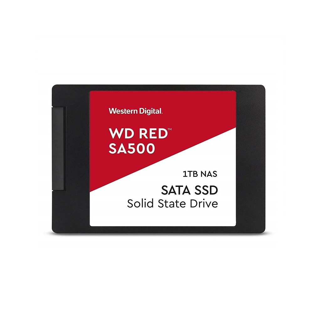 WD Red SA500, WDS100T1R0A, 1TB, 560/530, SERVER ve NAS için Enterprise, 2,5&quot; SATA, SSD