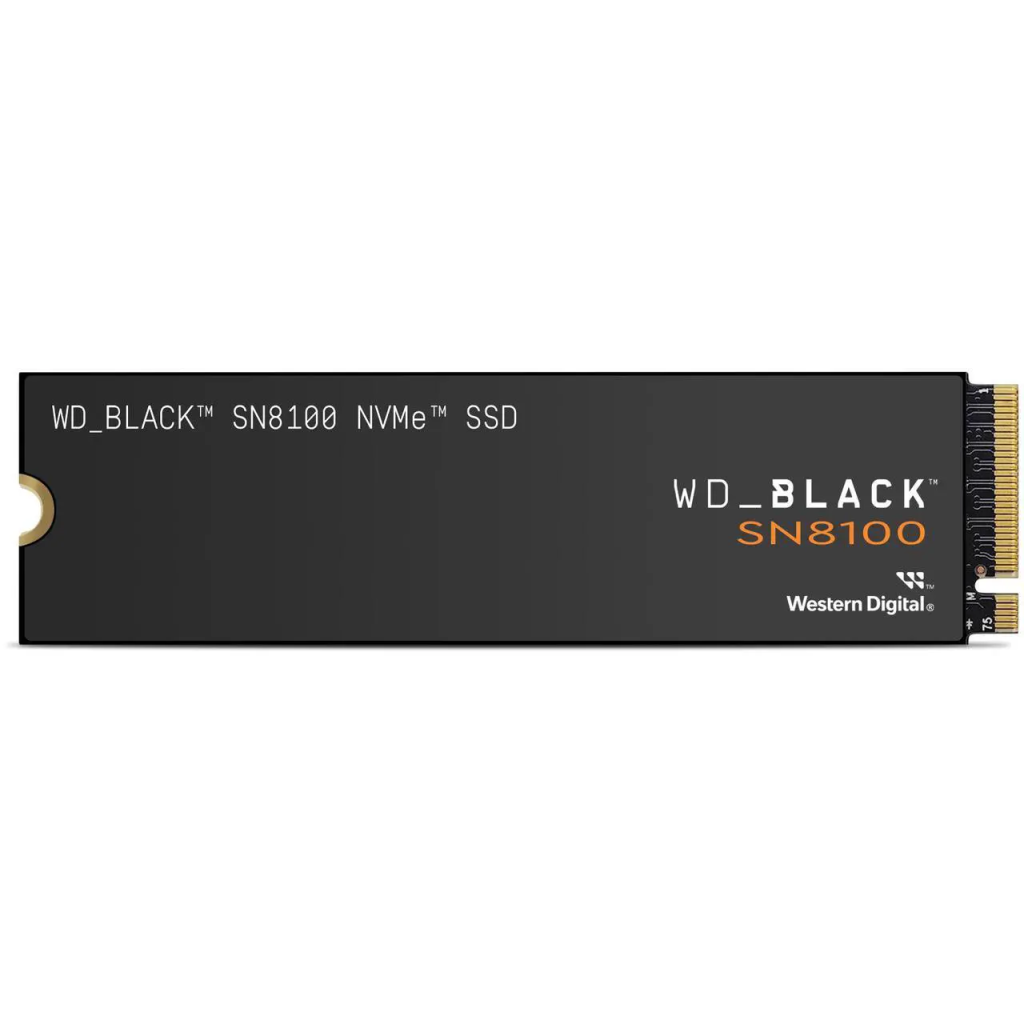 WD Black SN8100, WDS100T1X0M, 1TB, 14900/11000, Gen4, NVMe PCIe M.2 2280,  SSD