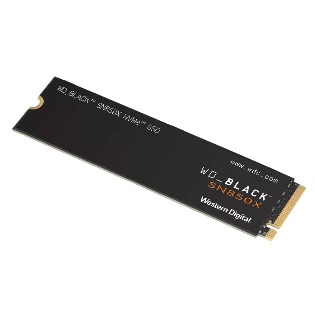 WD Black SN850X, WDS100T2X0E, 1TB, 7300/6300, Gen4,  NVMe PCIe M.2 2280,  SSD