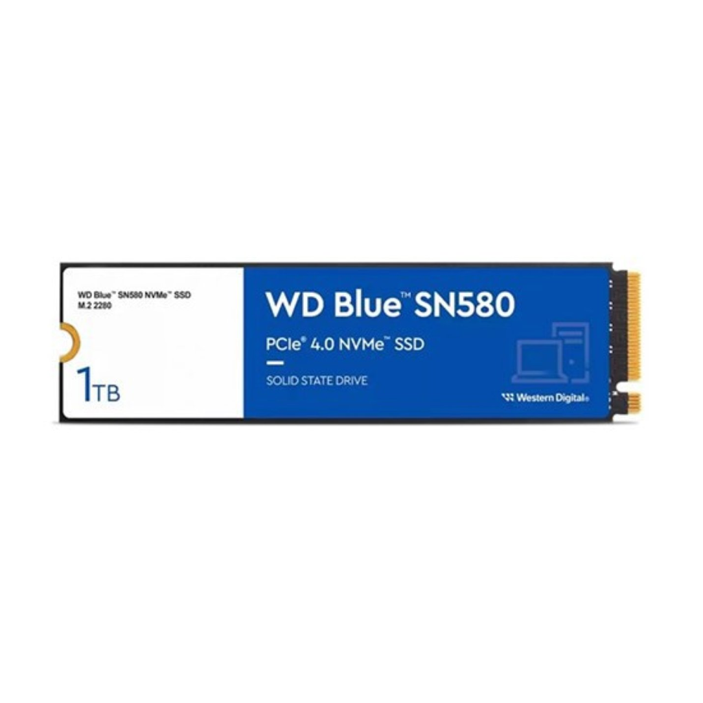 WD Blue SN580, WDS100T3B0E, 1TB, 4150/4150, Gen4, NVMe PCIe M.2 2280,  SSD