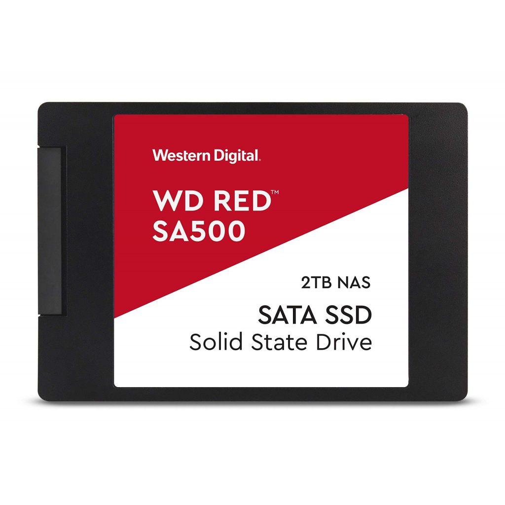 WD Red SA500, WDS200T2R0A, 2TB, 560/530, SERVER ve NAS için Enterprise, 2,5&quot; SATA, SSD