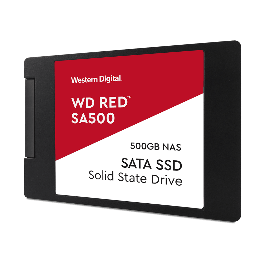 WD Red SA500, WDS500G1R0A, 500GB, 560/530, SERVER ve NAS için Enterprise, 2,5&quot; SATA, SSD