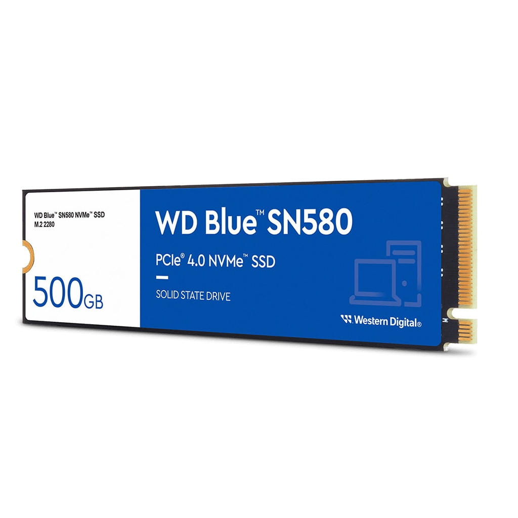 WD Blue SN580, WDS500G3B0E, 500GB, 4000/3600, Gen4, NVMe PCIe M.2 2280,  SSD