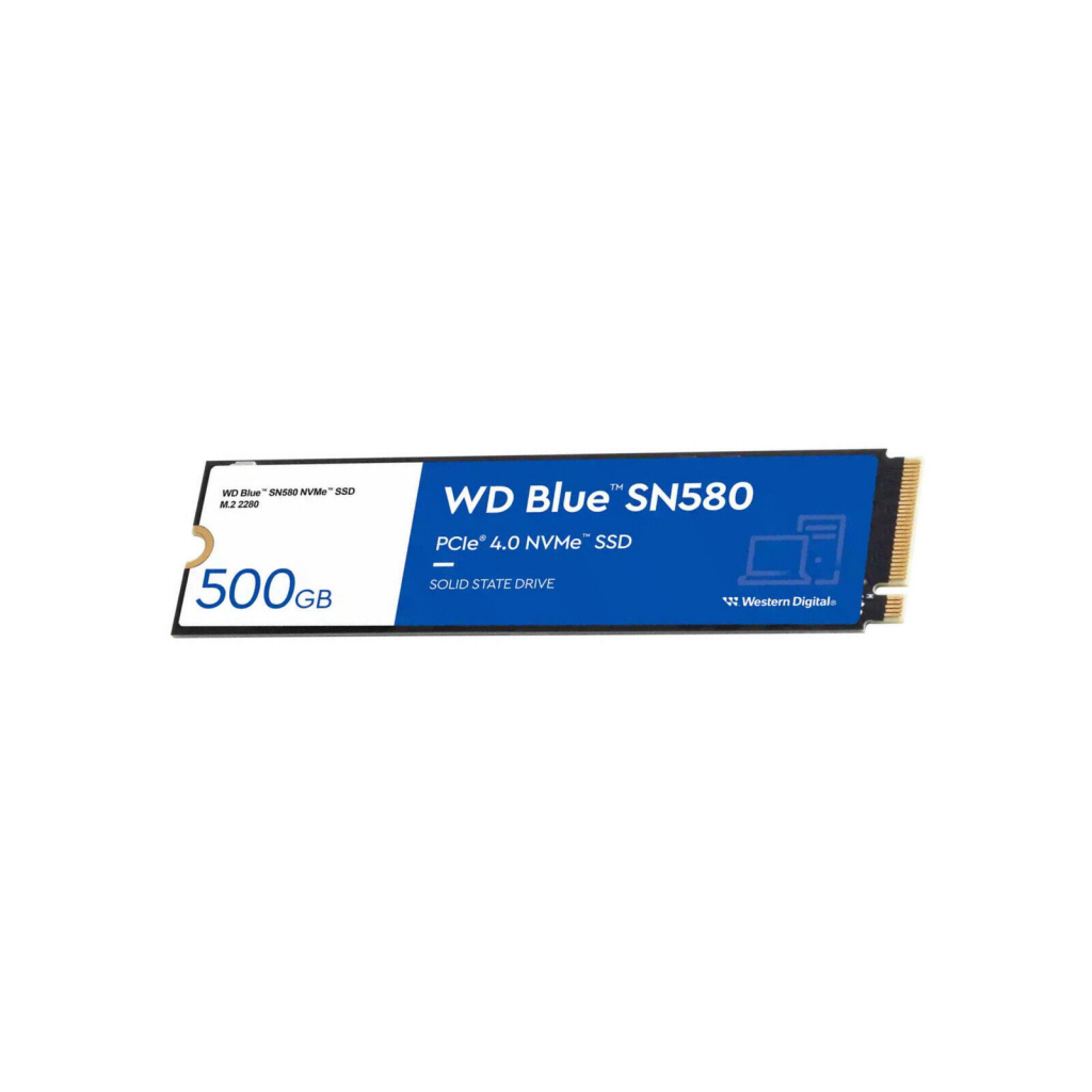 WD Blue SN580, WDS500G3B0E, 500GB, 4000/3600, Gen4, NVMe PCIe M.2 2280,  SSD