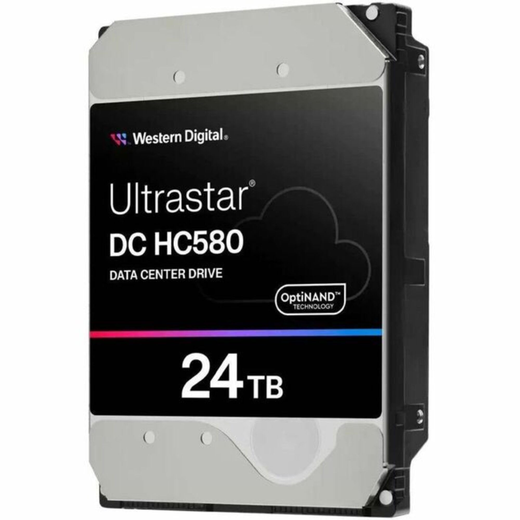 WD ULTRASTAR, WUH722424ALE6L4, 3.5", 24TB, 512Mb, 7200 Rpm, 7/24 Enterprise, DATA CENTER-GÜVENLİK-NAS-SERVER, HDD (DC HC580) (0F62796) (Türkiye Distribütörü Garantili)