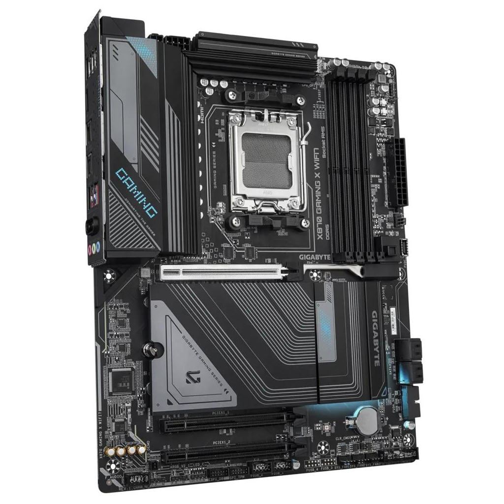 GIGABYTE X870 GAMING X WIFI7 G10, 4xDDR5, 3xM.2, DP, HDMI, Type-C, Wi-Fi 7E, Bluetooth 5.4, AM5 Soket GAMING Anakart